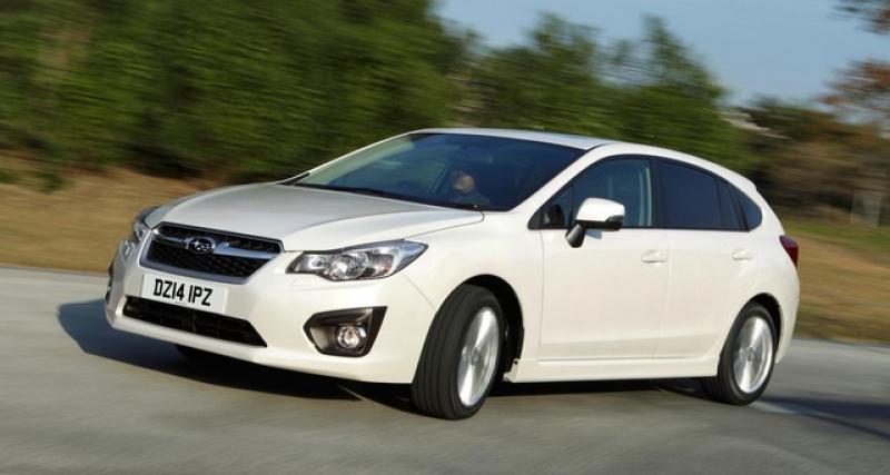  - La Subaru Impreza vendue en Grande-Bretagne