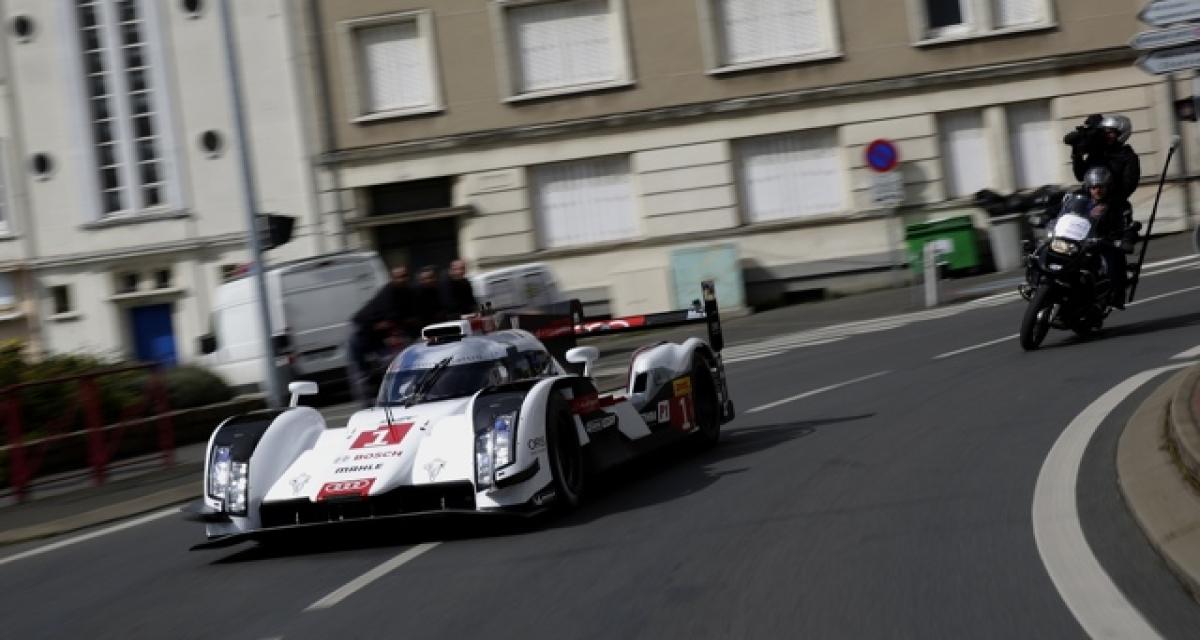 WEC 2014 : Audi présente sa livrée dans les rues du Mans