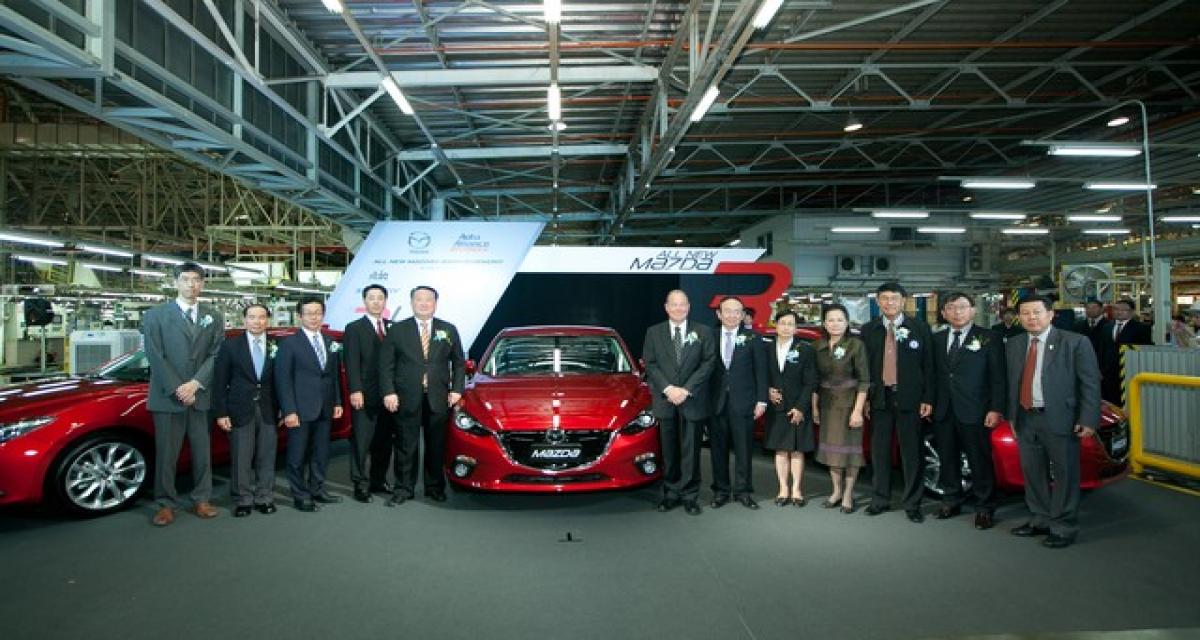 L'usine Mazda de Rayong démarre la production de la '3