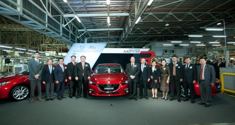 - L'usine Mazda de Rayong démarre la production de la '3
