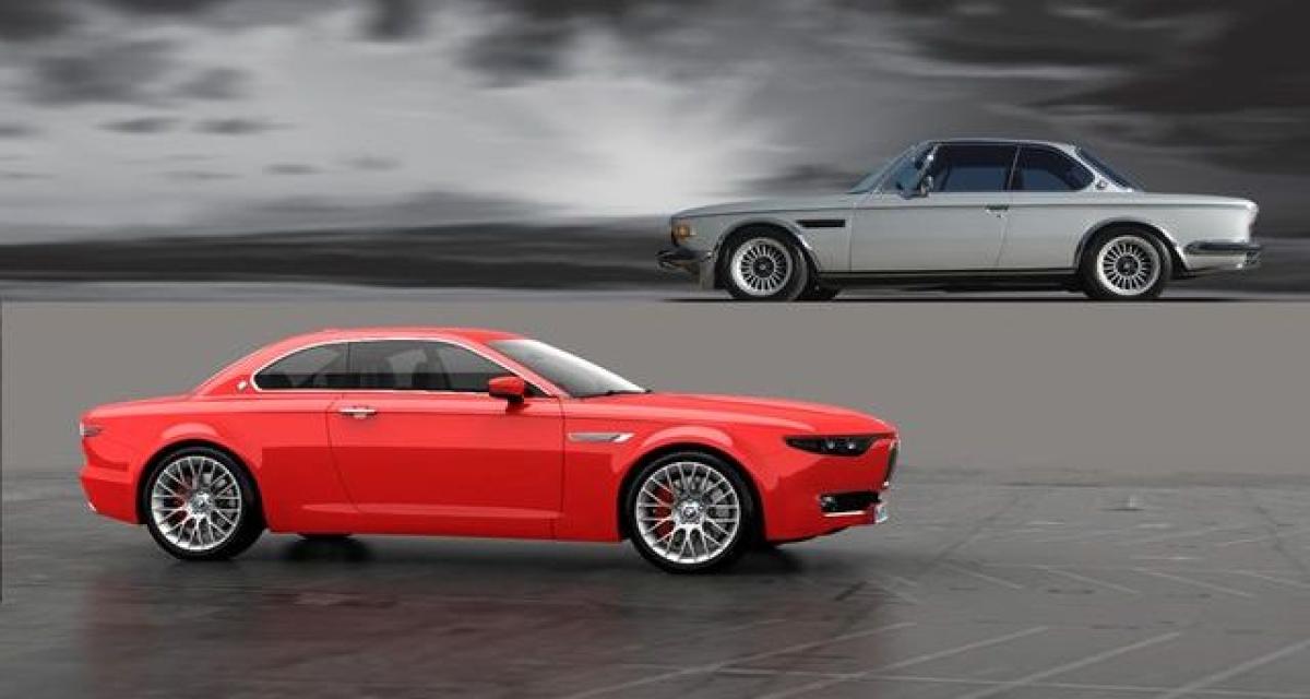 BMW CS Vintage Concept : un revival virtuel de BMW E9