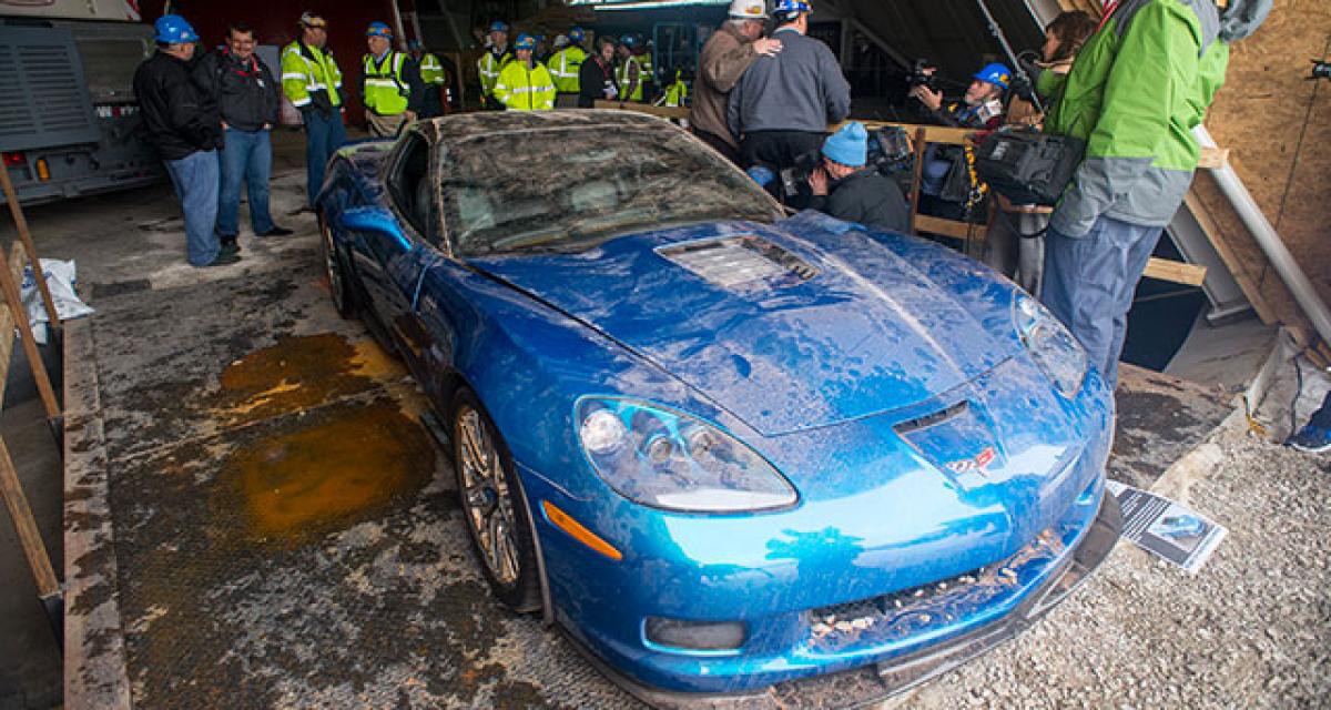 Pas de restauration immédiate pour les Corvette du National Corvette Museum