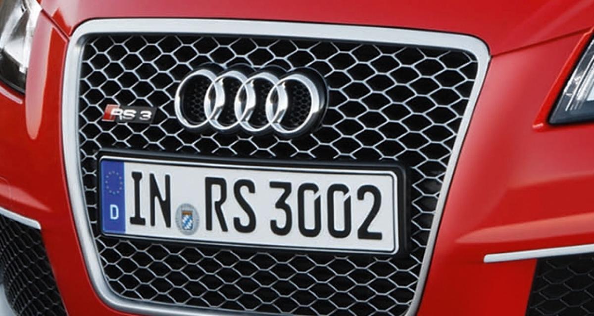 Indiscrétions autour de l'Audi RS3