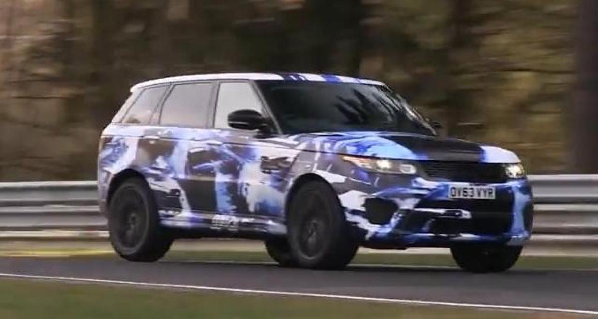Spyshot : Range Rover Sport RS au Nürburgring
