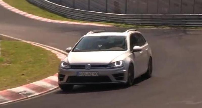  - Spyshot : Volkswagen Golf R SW au Nürburgring
