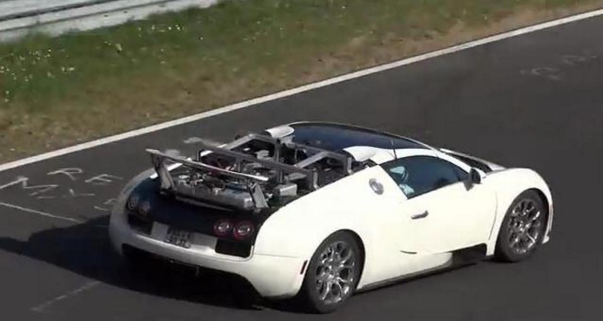 Une surprenante Bugatti Veyron au Nürburgring