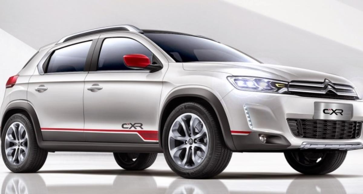 Beijing 2014 : Citroën C-XR, SUV chevronné en fuite