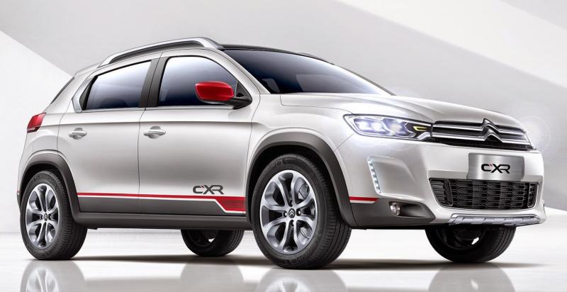  - Beijing 2014 : Citroën C-XR, SUV chevronné en fuite 1