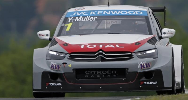  - WTCC Hongrie 2014 - Qualifications : Muller et un triplé Citroën
