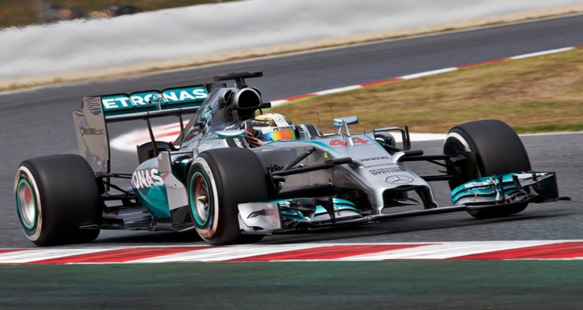 F1 Barcelone 2014: Hamilton a résisté jusqu'au bout