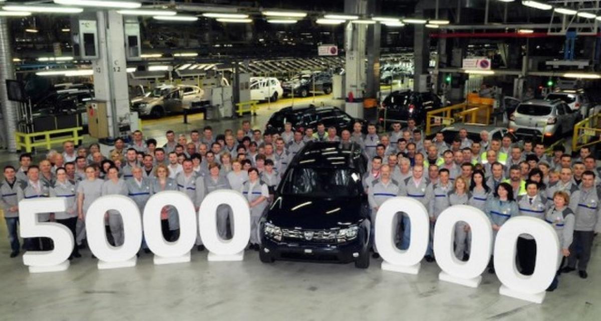 5 millions de Dacia made in Roumanie