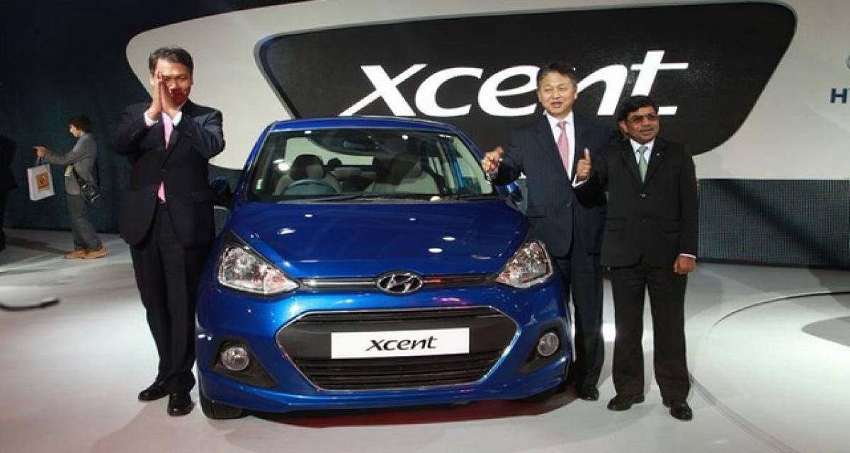 La Hyundai Xcent débarque en Afrique et au Moyen-orient