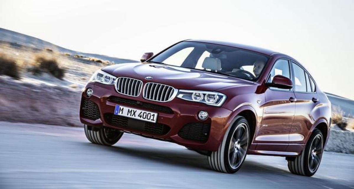 BMW X4 M : premiers bruits