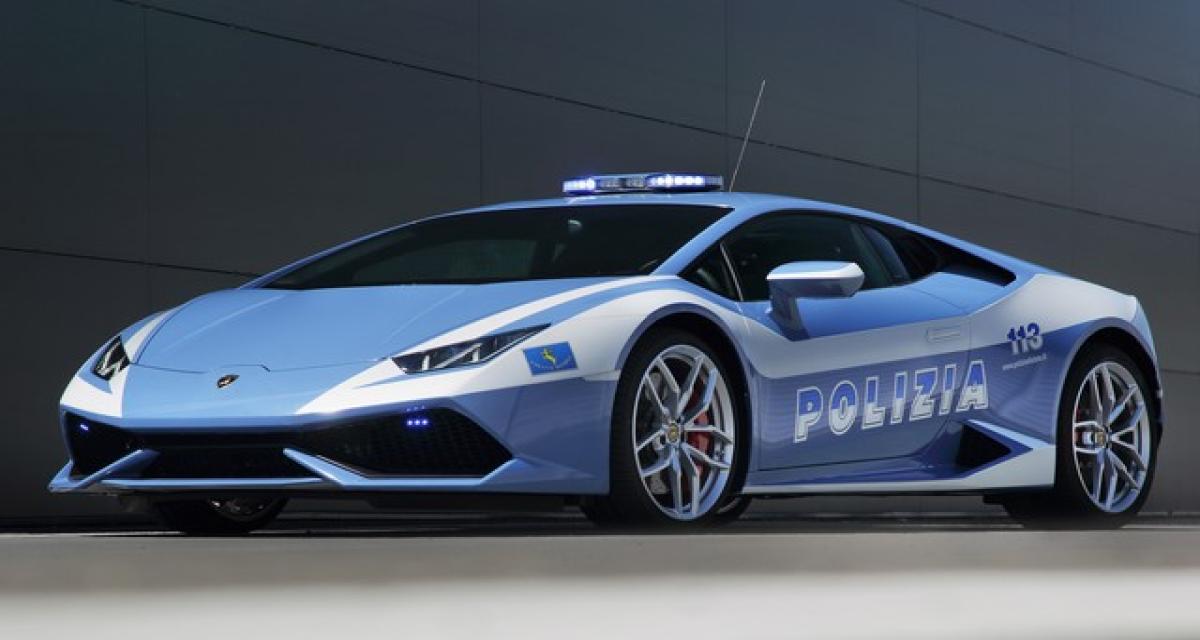 Une Lamborghini Huracàn pour la police romaine