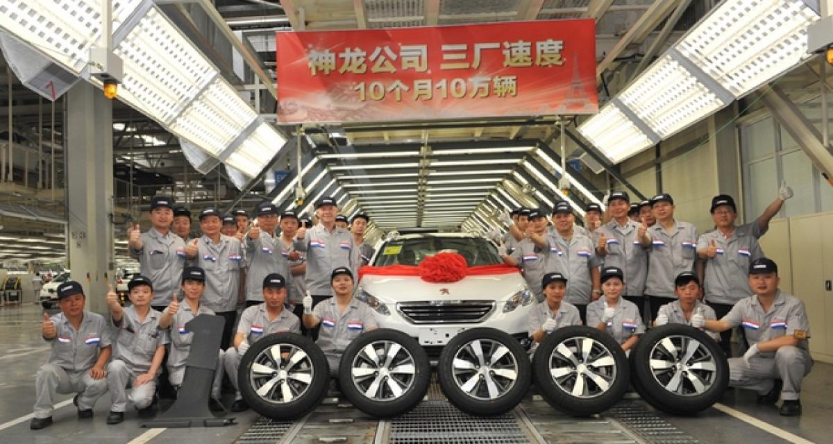 100 000 unités produites chez Dongfeng Peugeot Citroën Automobile