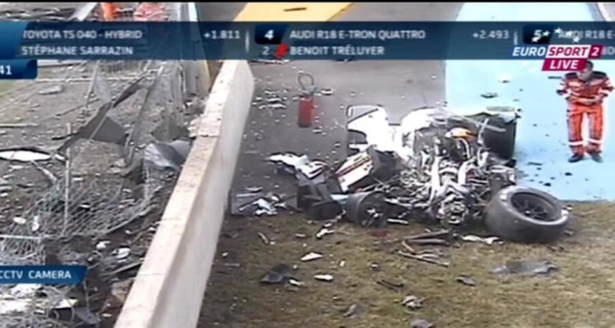 24 heures du Mans 2014 : gros crash de Duval en essais libres