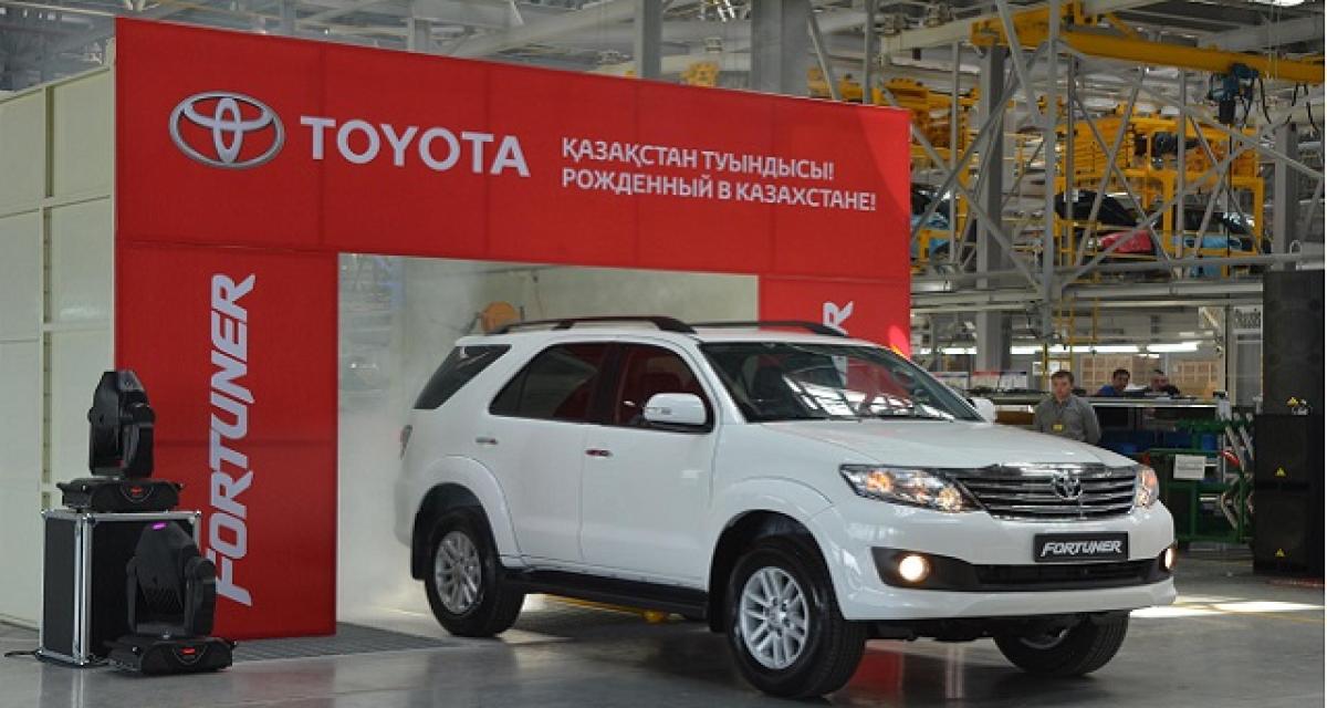Toyota débute sa production en Asie Centrale avec la construction du Fortuner au Kazakhstan 