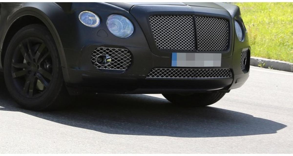 Spyshots : le SUV de Bentley avance masqué