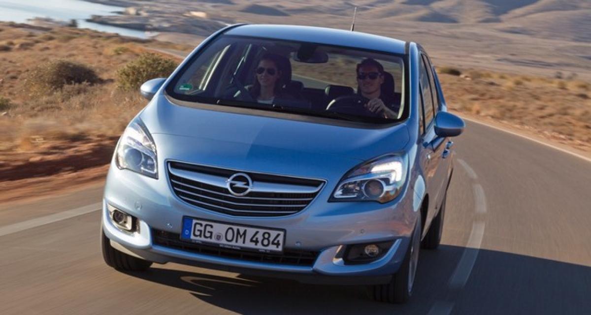 Opel Meriva : un diesel de 95 ch en entrée de gamme