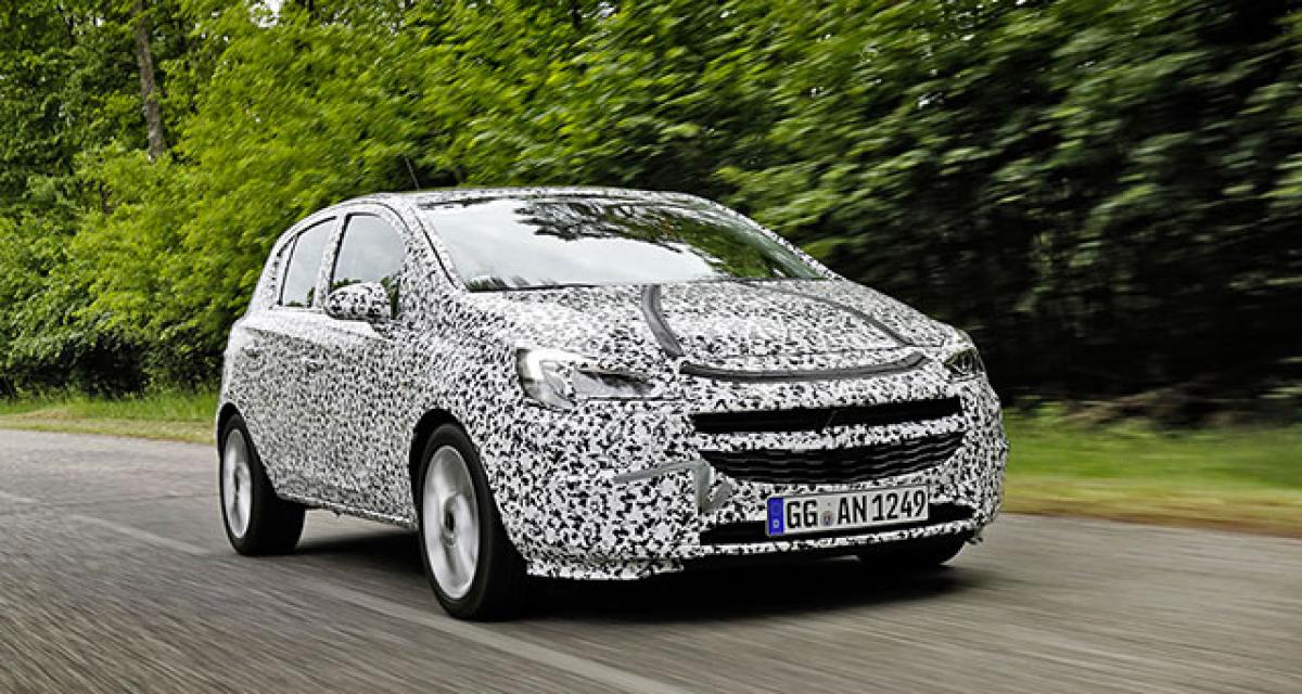Spyshots officiels pour l'Opel Corsa 