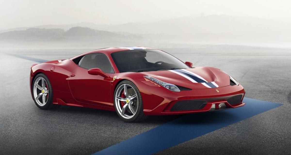 Ferrari: 20% de consommation en moins d'ici 2020