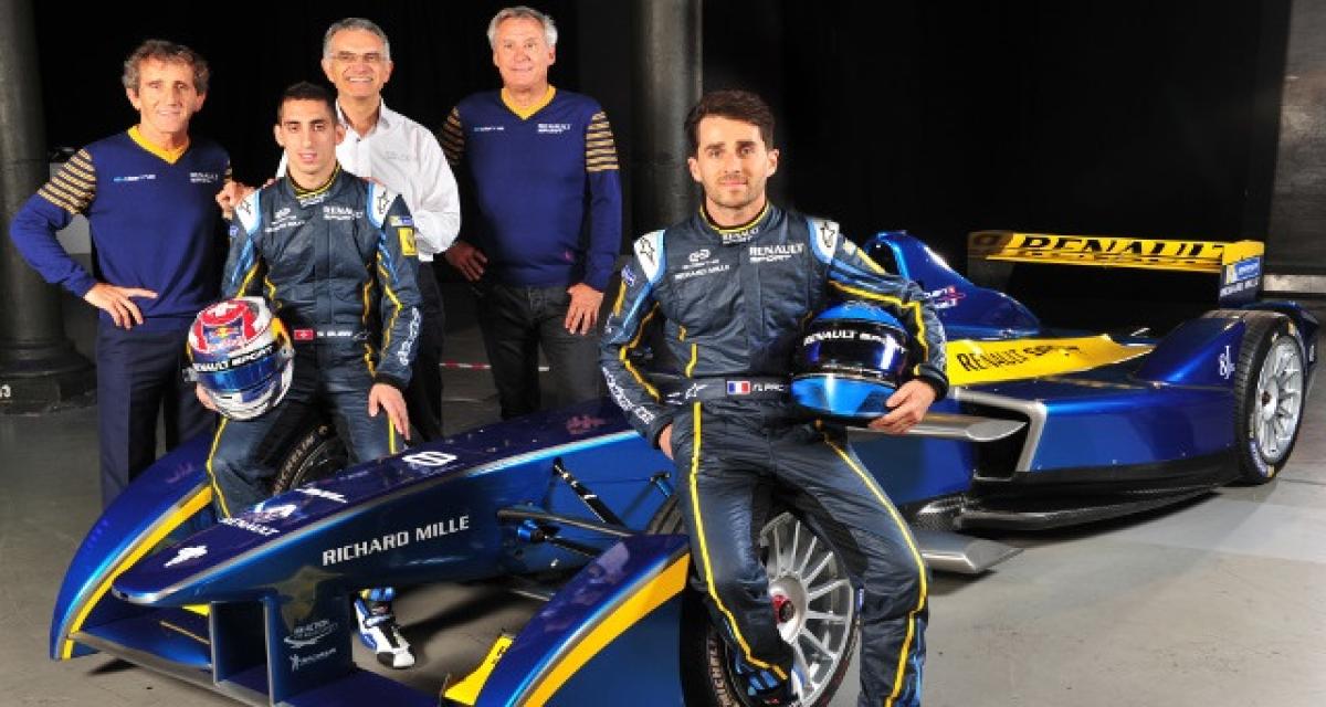 Formule E : e.Dams avec Renault, Prost et Buemi