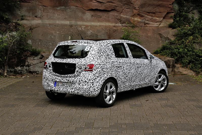  - Spyshots officiels pour l'Opel Corsa 1
