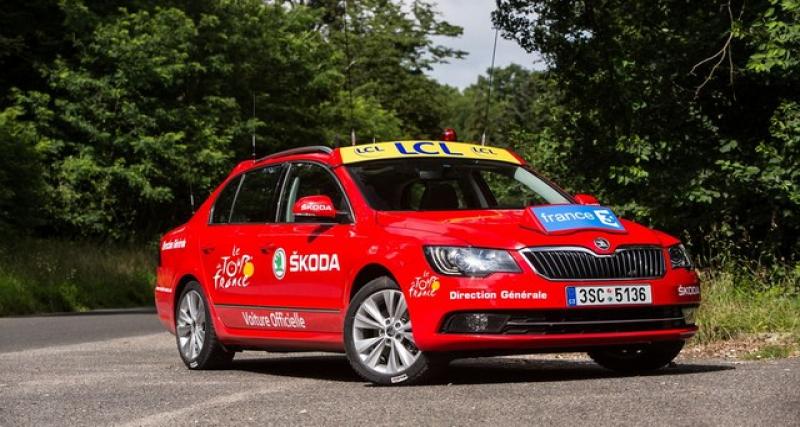  - En selle avec la Škoda Superb du patron du tour de France