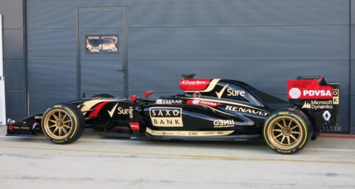 F1 : Lotus teste les pneus 18 pouces de Pirelli