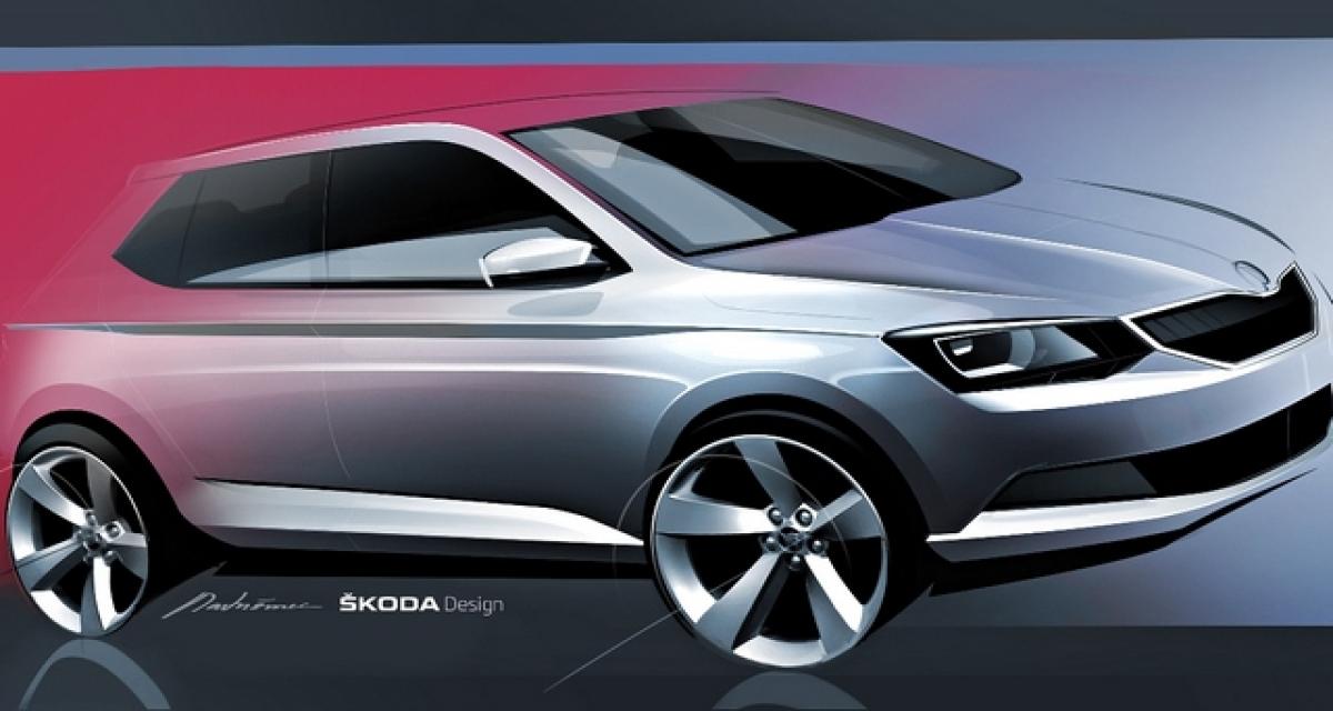 Paris 2014 : Škoda croque la prochaine Fabia