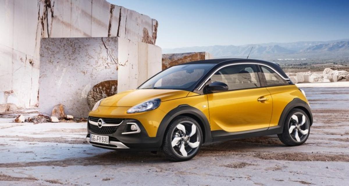 Opel Adam Rocks : les tarifs