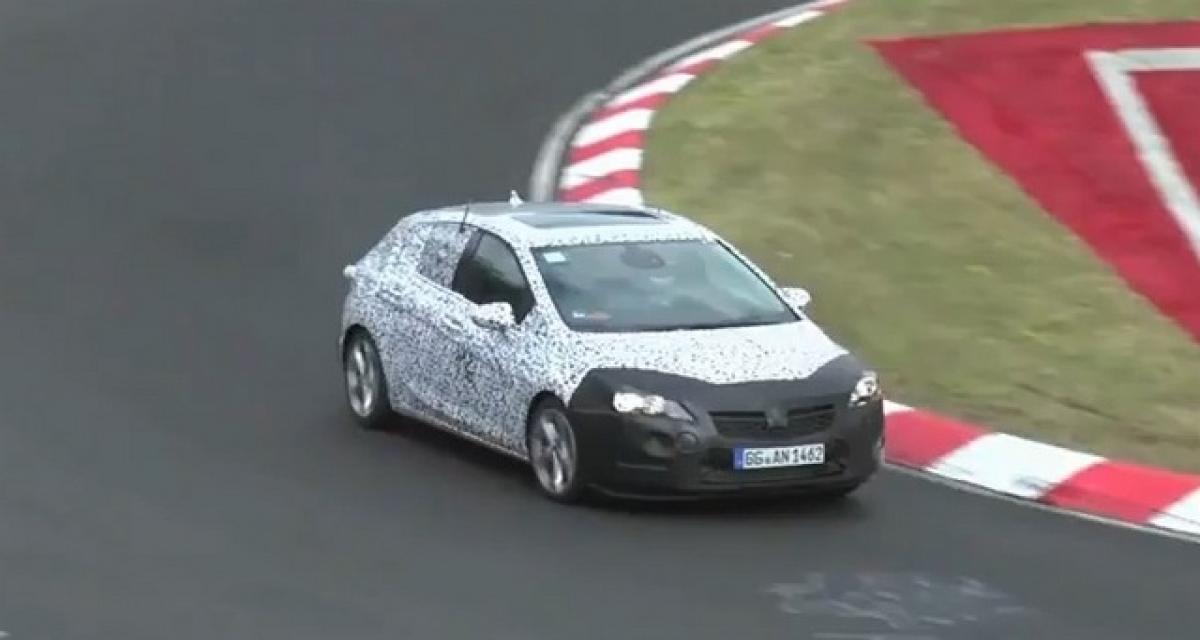 Spyshot : Opel Astra au Nürburgring