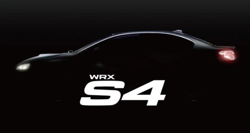  - Subaru annonce une WRX S4 au Japon