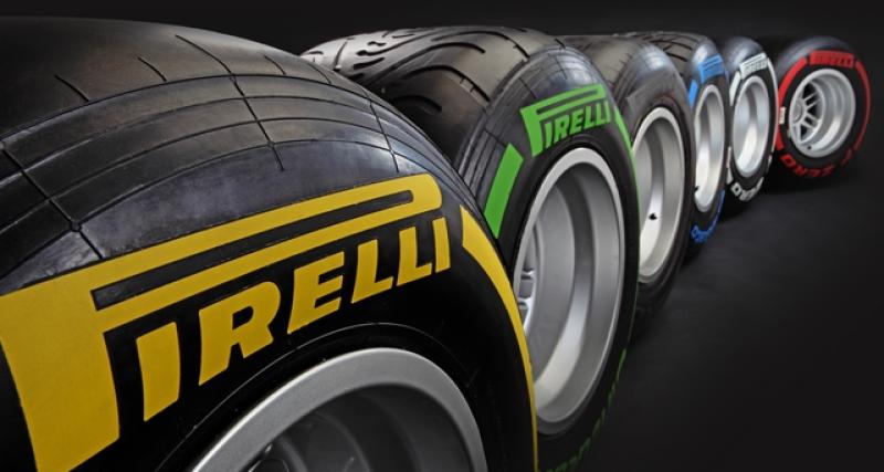  - Les gommes Pirelli jusqu'au GP de Singapour