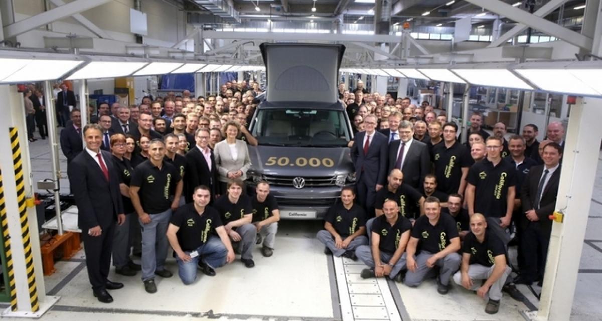 Volkswagen T5 California : 50 000 exemplaires