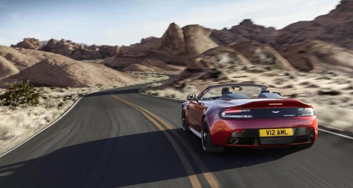 Pebble Beach 2014 : Aston Martin V12 Vantage S Roadster (entre autres)