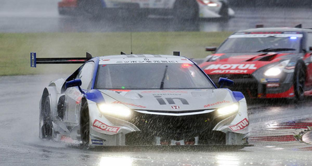 Super GT 2014 - 5 : Makowiecki et Yamamoto vainqueurs du typhon à Fuji