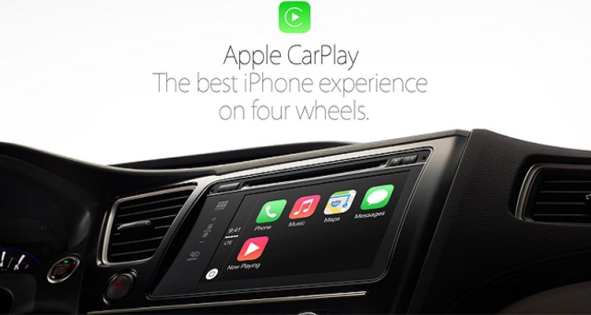 Le service CarPlay d'Apple ne devrait pas être disponible avant 2015 