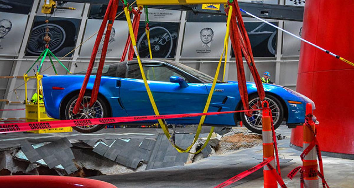 National Corvette Museum, trois voitures seront restaurées, et le trou rebouché