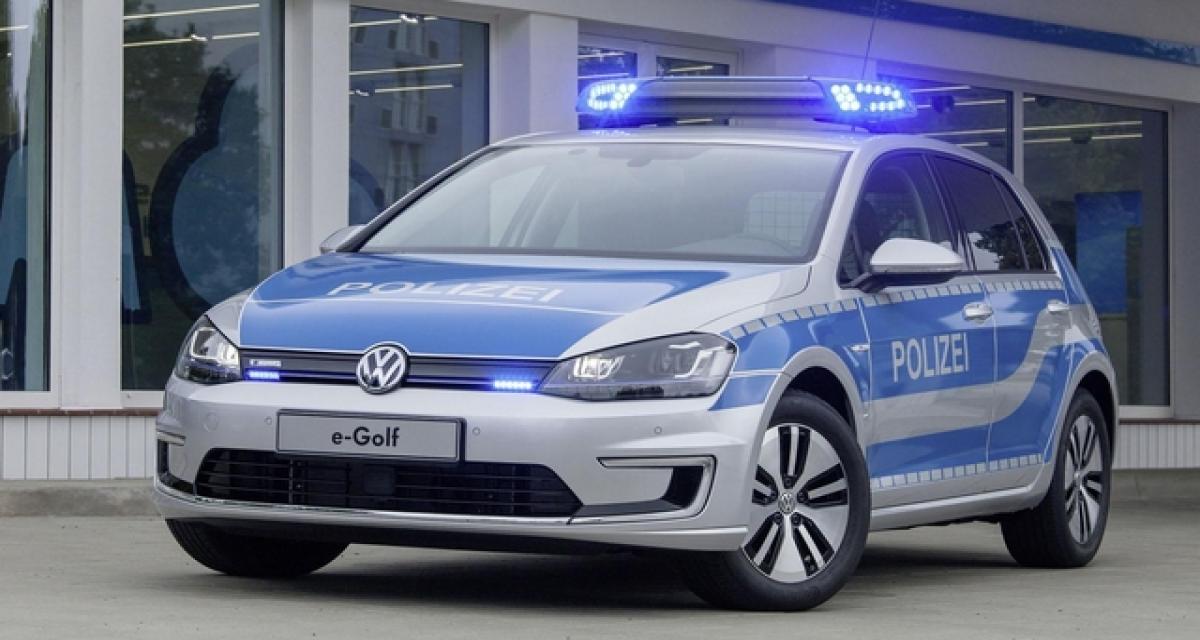 La Volkswagen e-Golf pour la police allemande