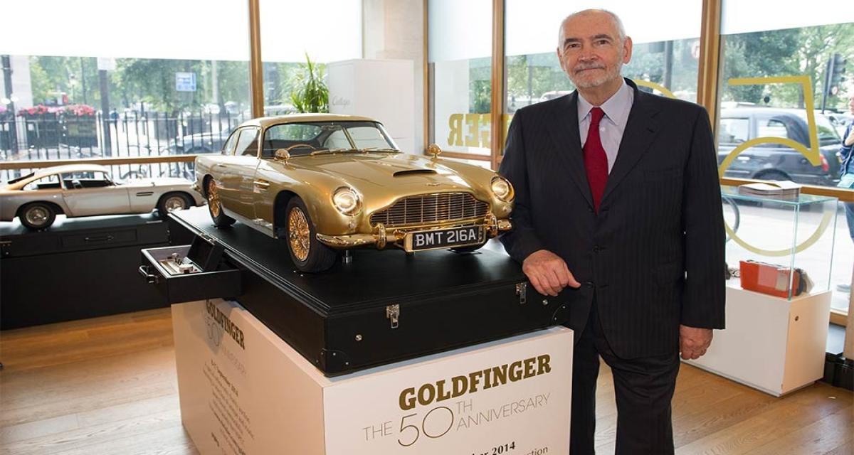 Une DB5 en or pour les 50 ans de Goldfinger