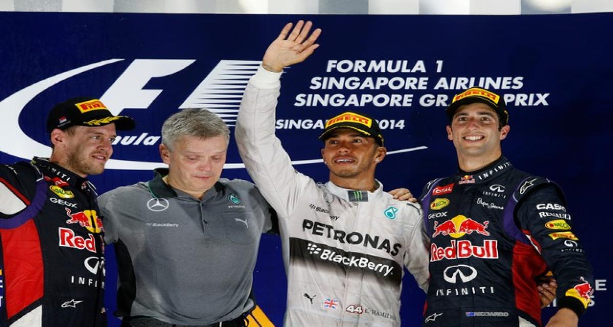 F1 2014: Retour en chiffres sur le Grand Prix de Singapour