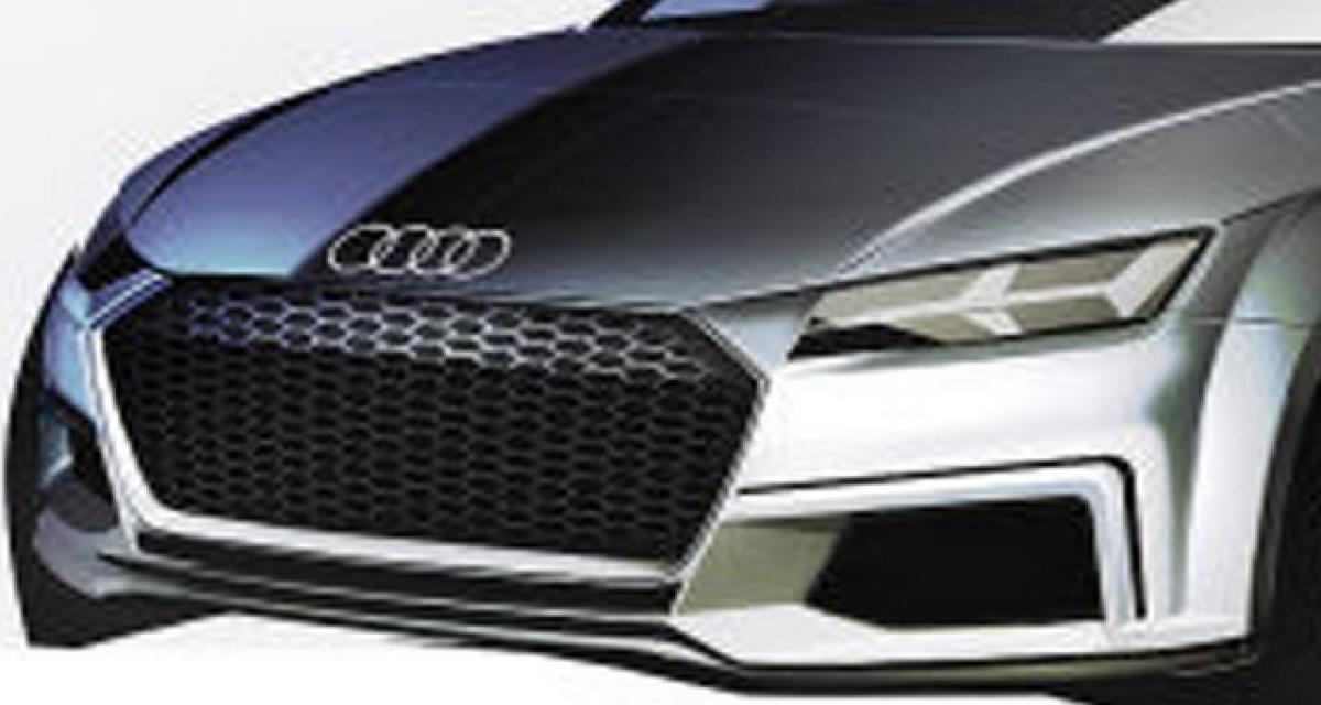 Paris 2014 : Audi TT Sportback Concept, nouvelles images