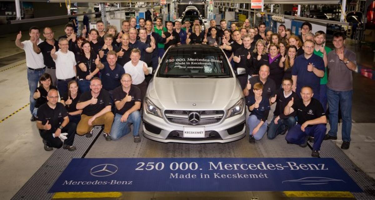 250 000 Mercedes hongroises