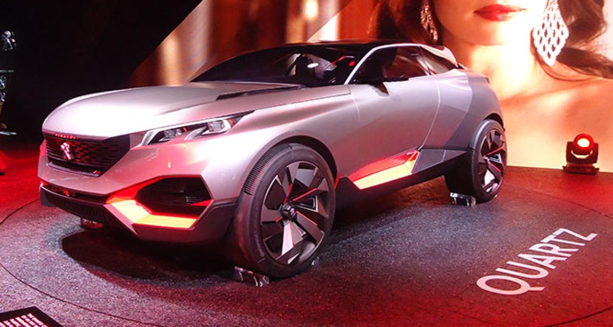 Paris 2014 live : Peugeot Quartz Concept