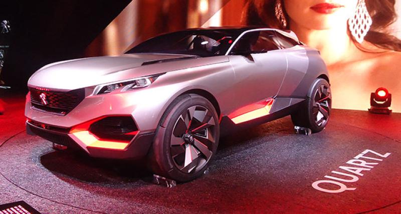 - Paris 2014 live : Peugeot Quartz Concept