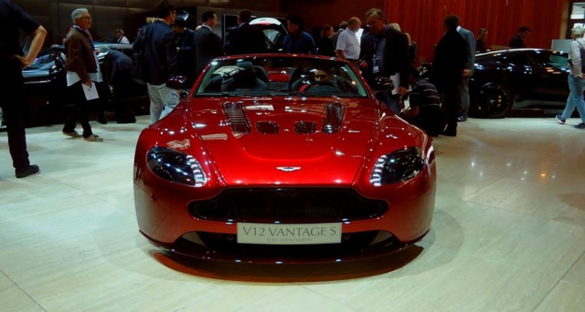 Paris 2014 Live : Aston Martin V12 Vantage S Roadster Q