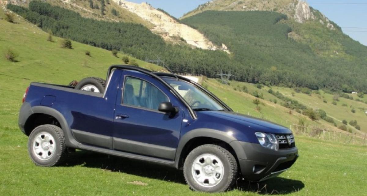 Le Dacia Duster pick up produit en petite série