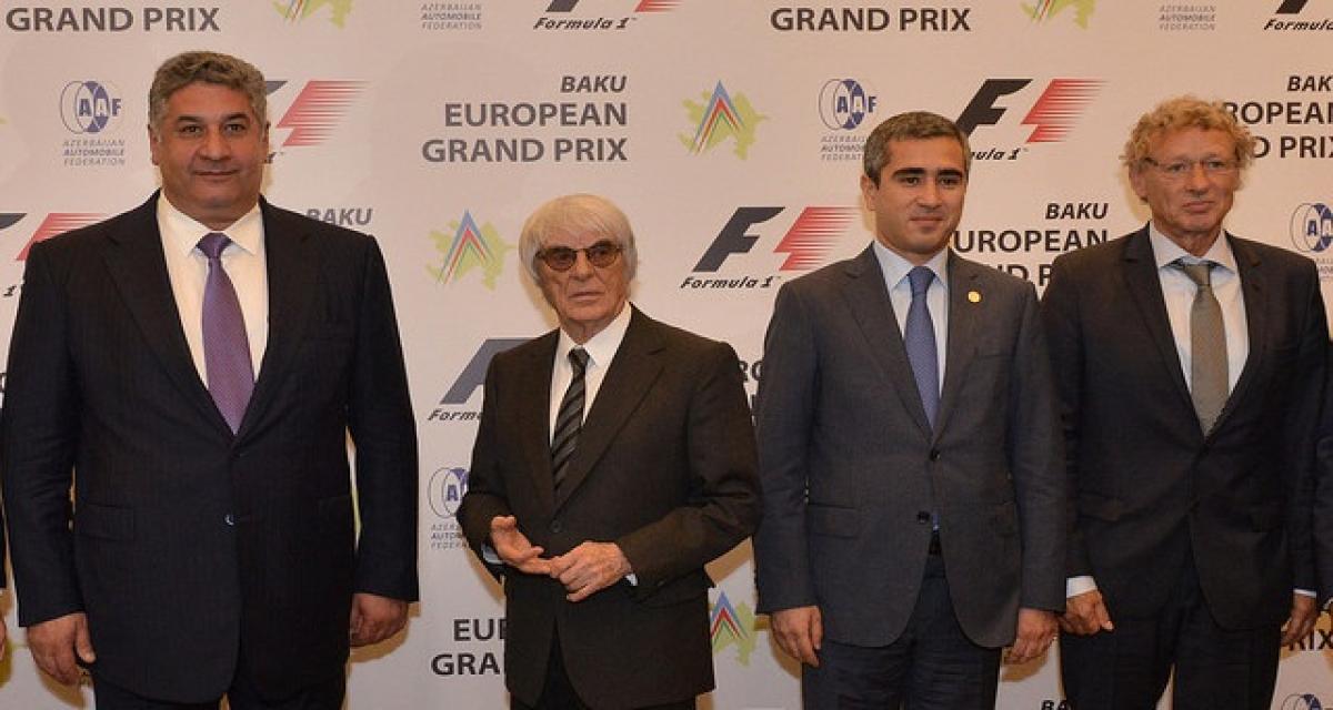 F1 2016 : le circuit de Bakou dévoilé