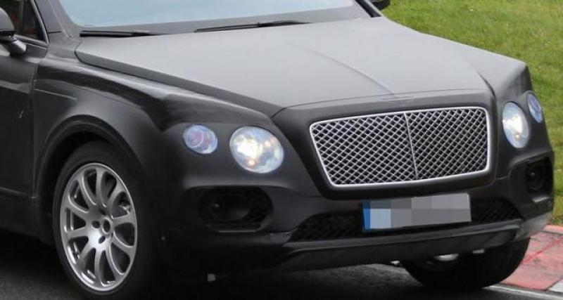  - Spyshot : le futur SUV Bentley au Nürburgring